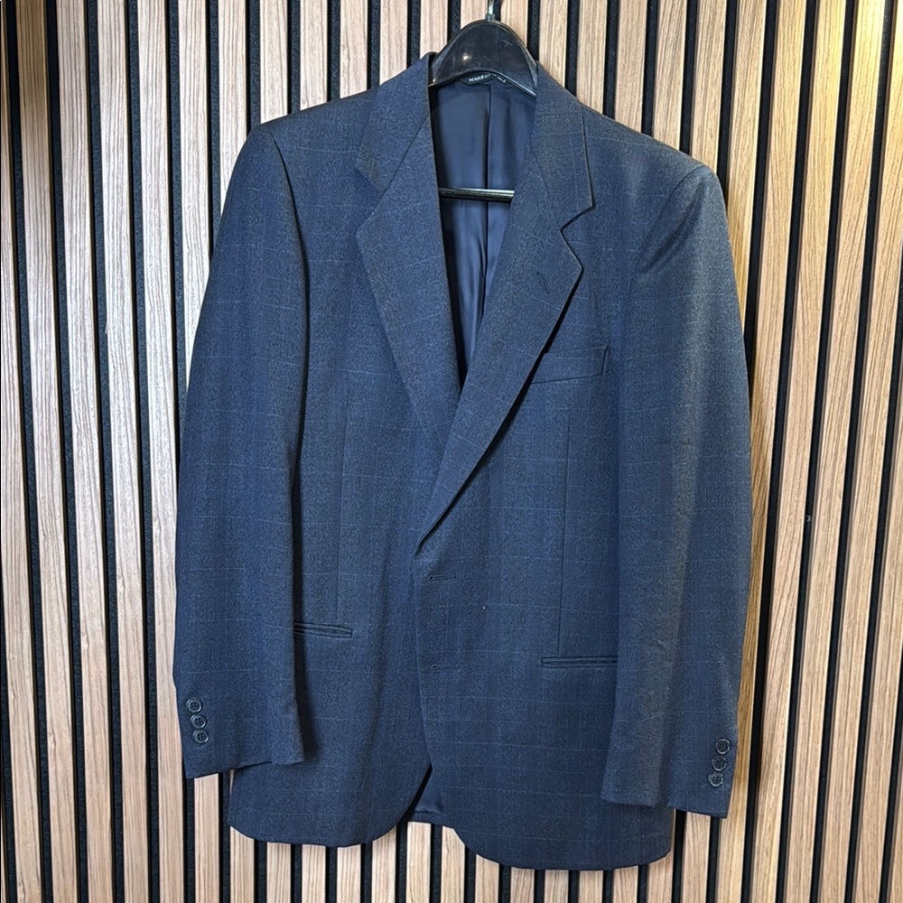 Torriani Italian Wool Suit (Navy)